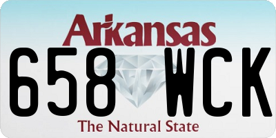 AR license plate 658WCK