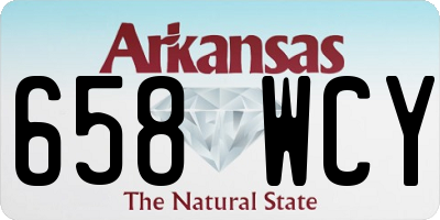 AR license plate 658WCY