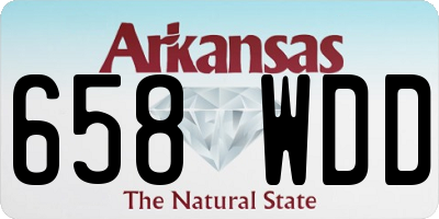 AR license plate 658WDD