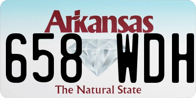 AR license plate 658WDH