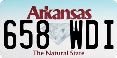 AR license plate 658WDI