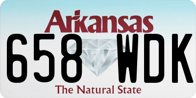 AR license plate 658WDK