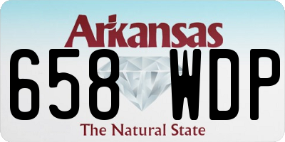 AR license plate 658WDP