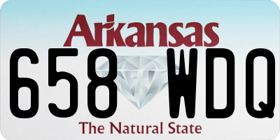 AR license plate 658WDQ
