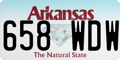 AR license plate 658WDW