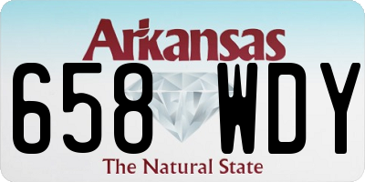 AR license plate 658WDY