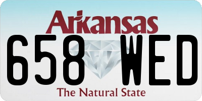 AR license plate 658WED