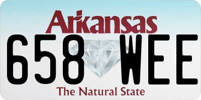 AR license plate 658WEE