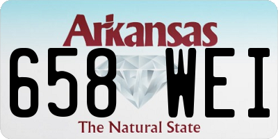 AR license plate 658WEI
