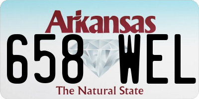 AR license plate 658WEL