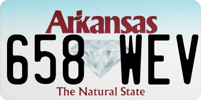 AR license plate 658WEV