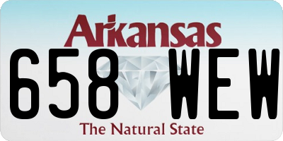 AR license plate 658WEW