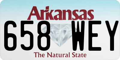 AR license plate 658WEY