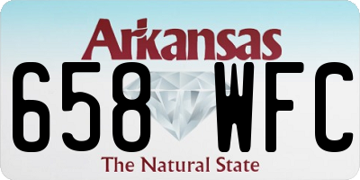 AR license plate 658WFC