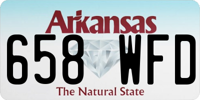 AR license plate 658WFD