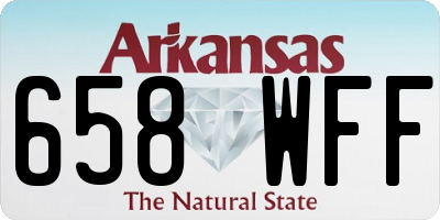 AR license plate 658WFF