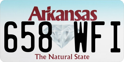 AR license plate 658WFI