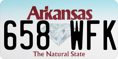 AR license plate 658WFK