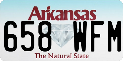 AR license plate 658WFM