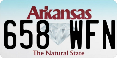 AR license plate 658WFN