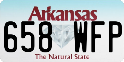 AR license plate 658WFP
