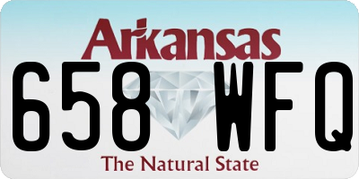 AR license plate 658WFQ
