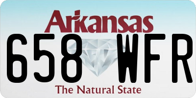 AR license plate 658WFR