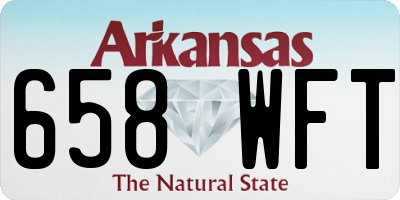 AR license plate 658WFT