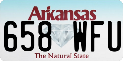 AR license plate 658WFU