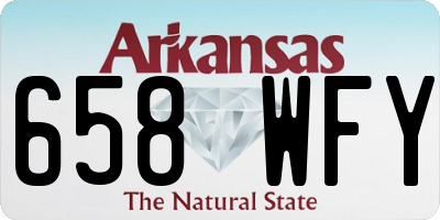 AR license plate 658WFY