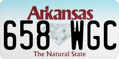 AR license plate 658WGC