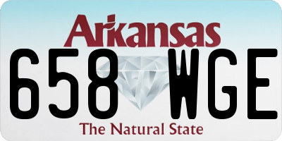 AR license plate 658WGE