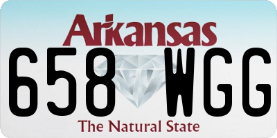 AR license plate 658WGG