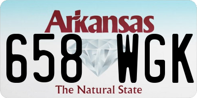 AR license plate 658WGK