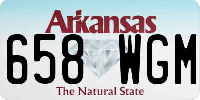 AR license plate 658WGM
