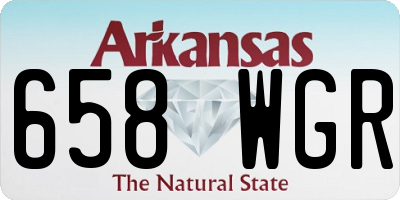 AR license plate 658WGR