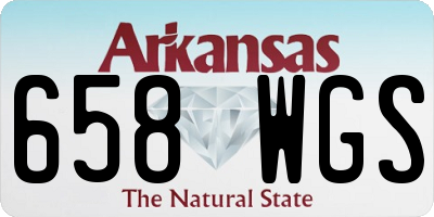 AR license plate 658WGS