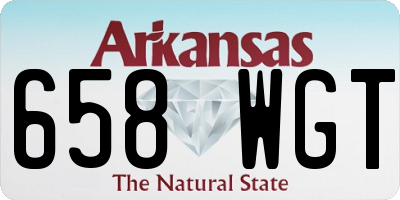 AR license plate 658WGT