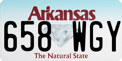 AR license plate 658WGY