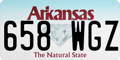 AR license plate 658WGZ