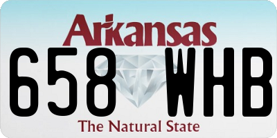 AR license plate 658WHB