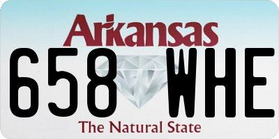 AR license plate 658WHE