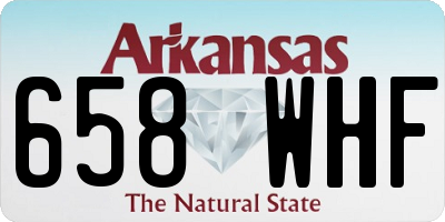 AR license plate 658WHF