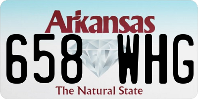 AR license plate 658WHG