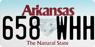 AR license plate 658WHH