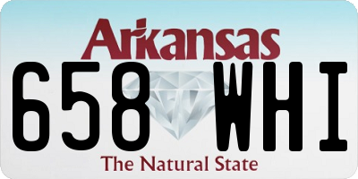 AR license plate 658WHI
