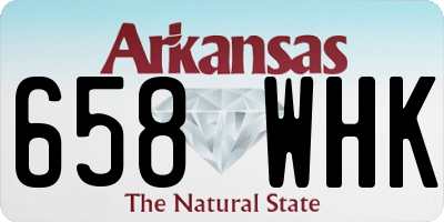 AR license plate 658WHK