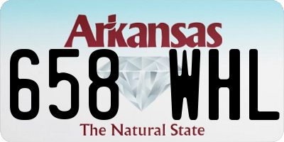 AR license plate 658WHL
