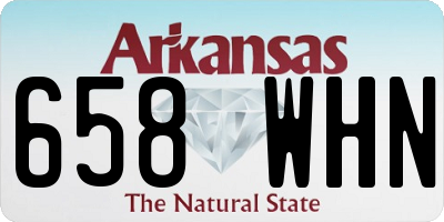 AR license plate 658WHN