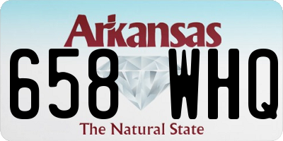 AR license plate 658WHQ